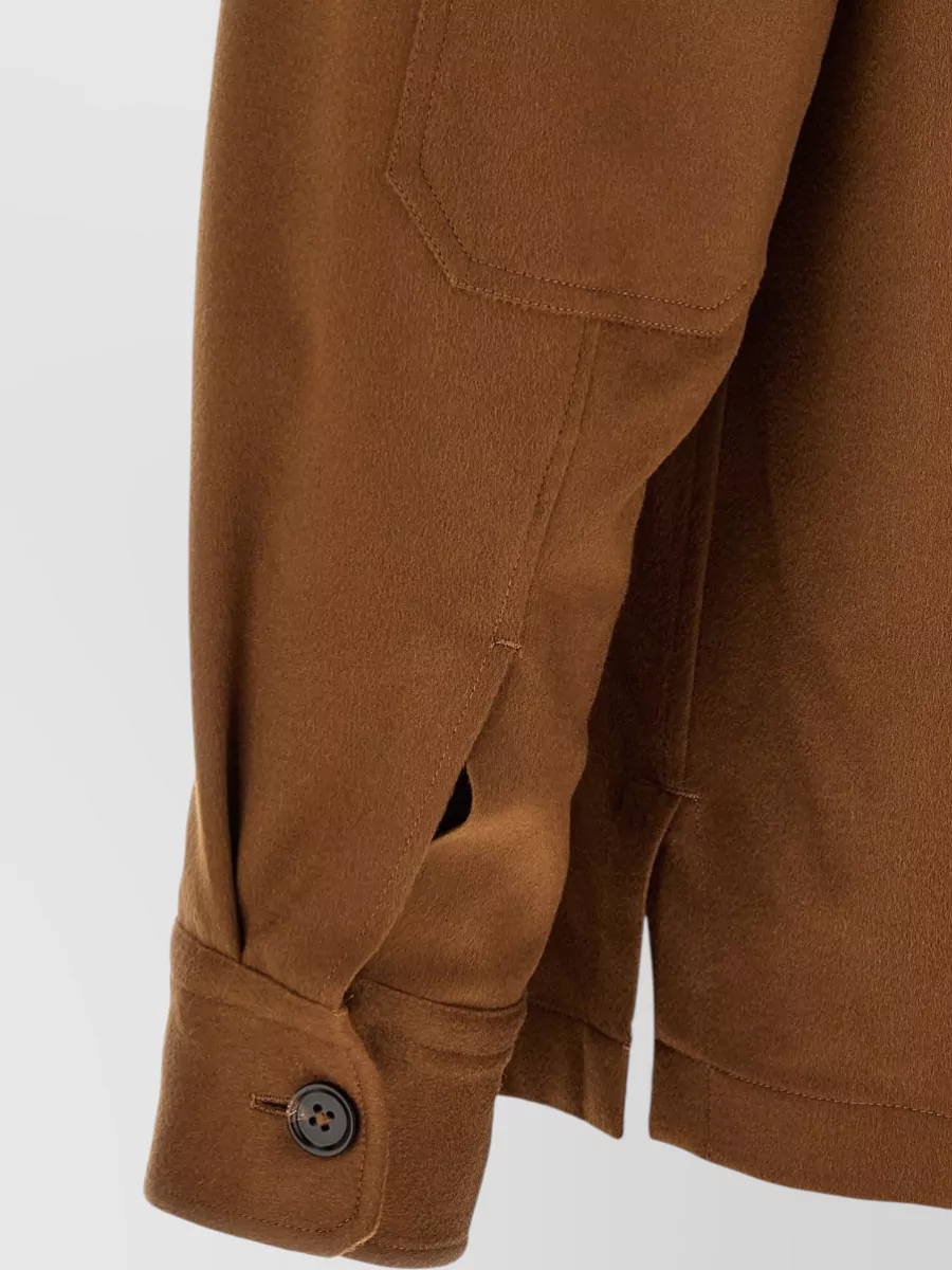 Zegna Cashmere Overshirt Jacket