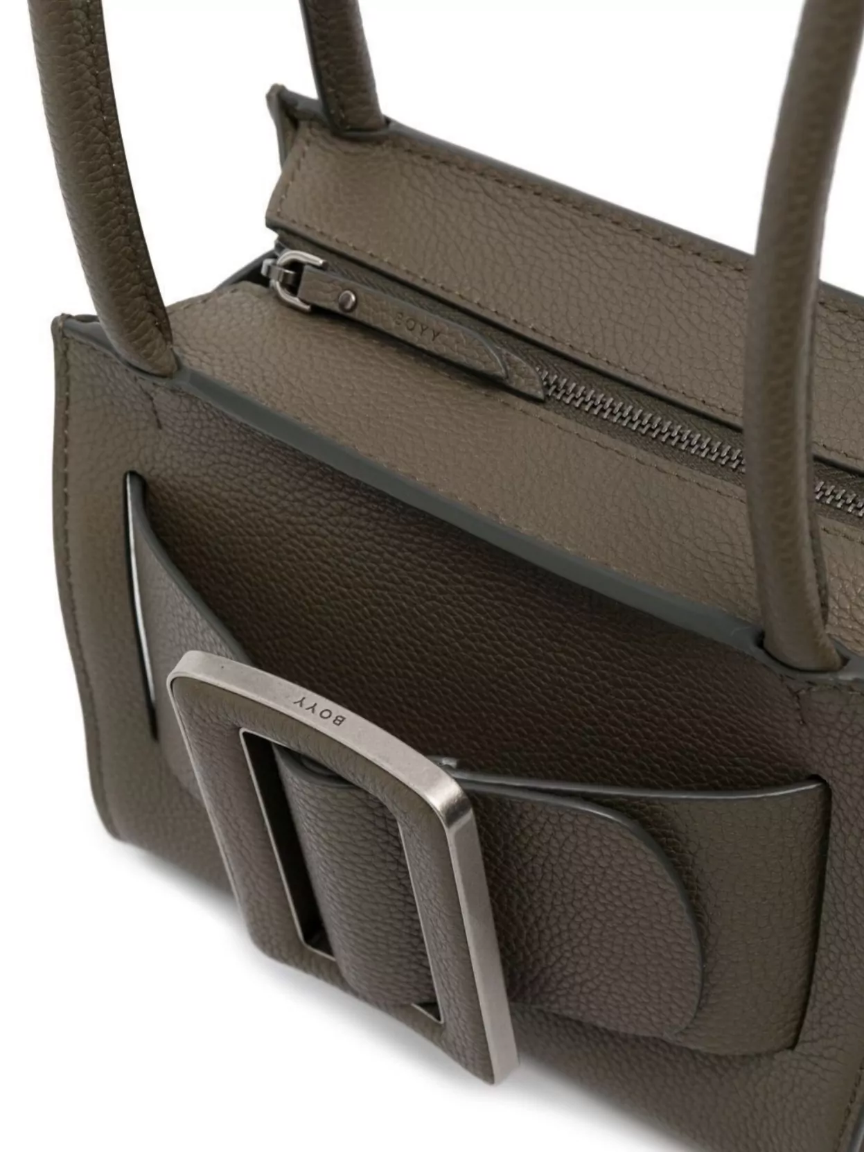 Boyy Soft Leather Tote Bag With Buckle Detail