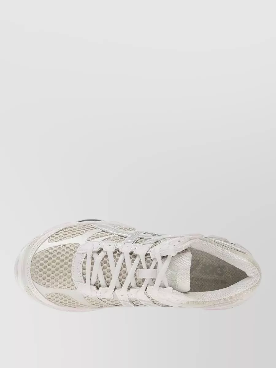 Asics Synthetic Leather Mesh Low-Top Sneakers