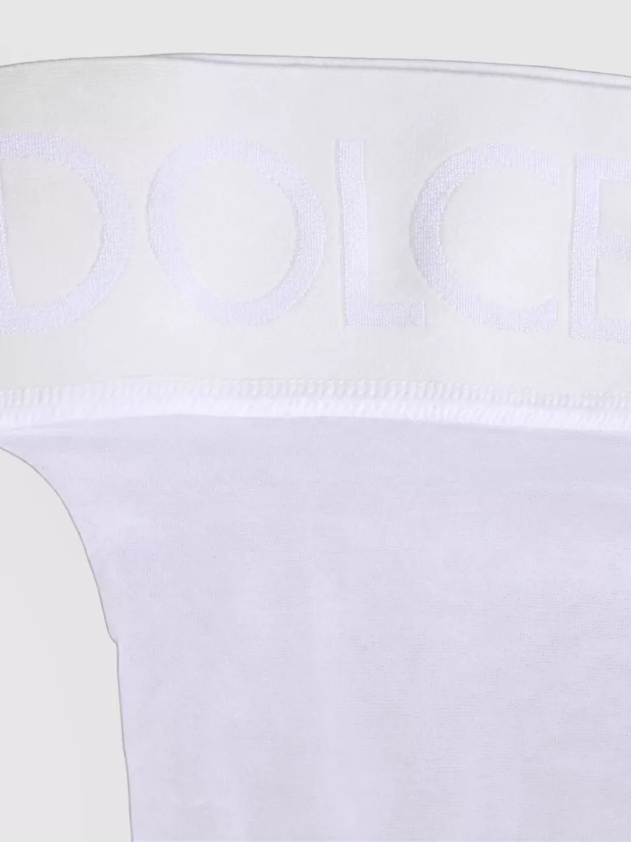 Dolce&Gabbana Logo Calf Socks