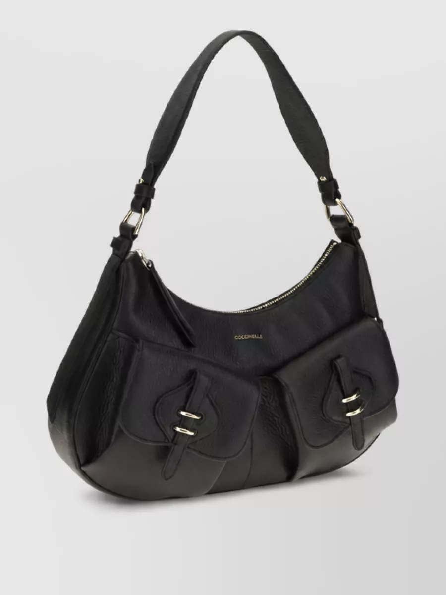 Coccinelle Calf Leather Small Shoulder Bag