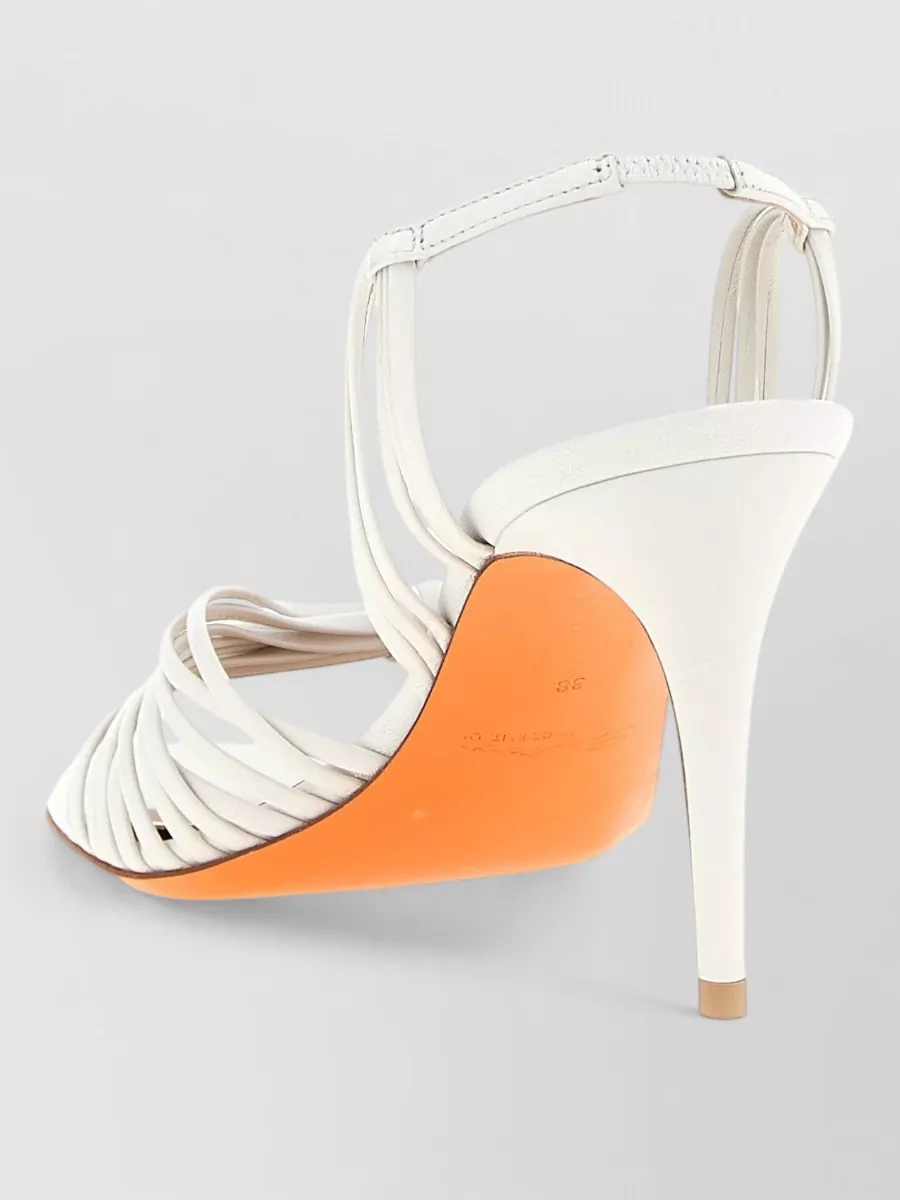 Santoni Leather Knotted Sandals