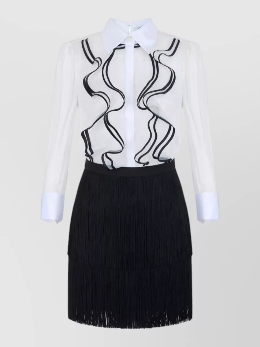 Elisabetta Franchi viscose printed maxi dress