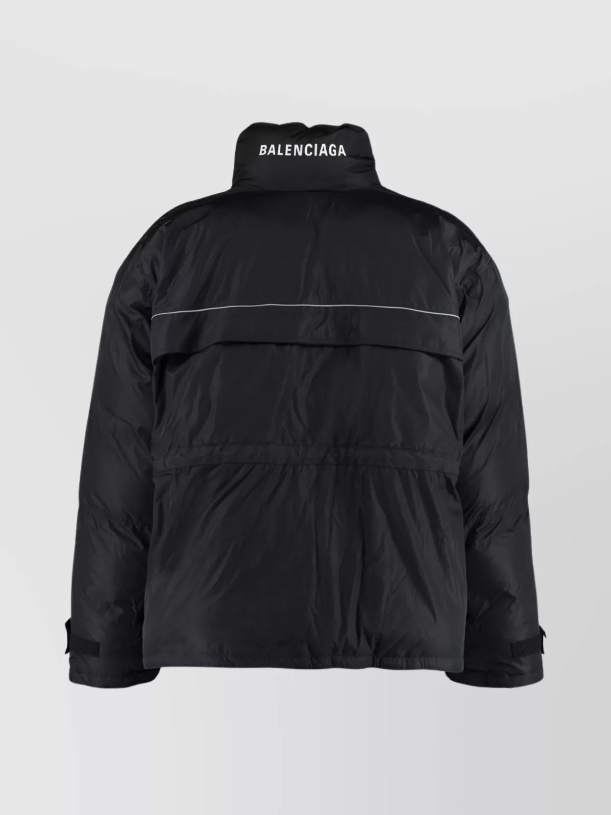Balenciaga Oversize Quilted Down Jacket Drawstring Waist