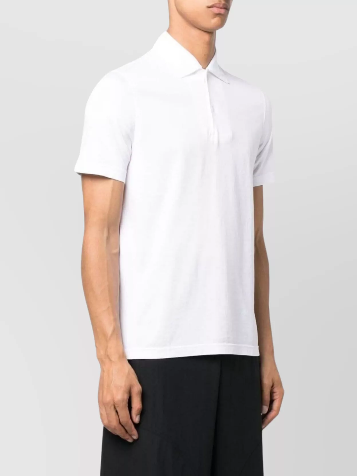Aspesi Short Sleeve Shirt With Polo Collar Design
