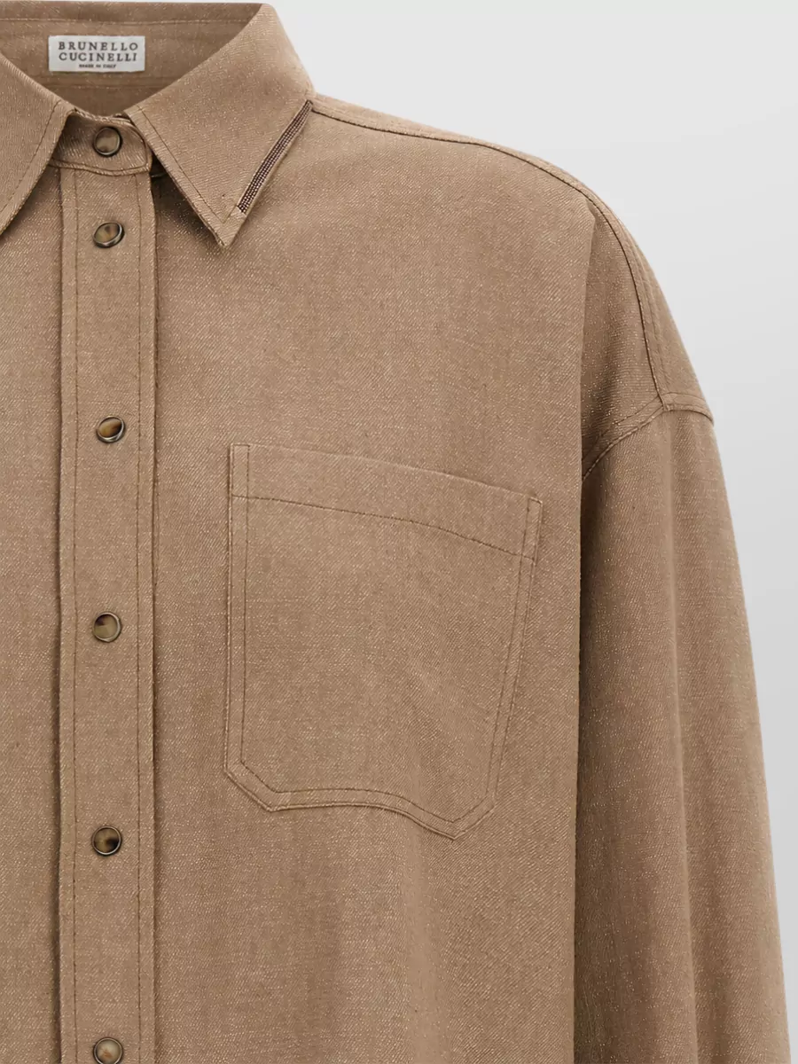 Brunello Cucinelli Denim Shirt Jacket
