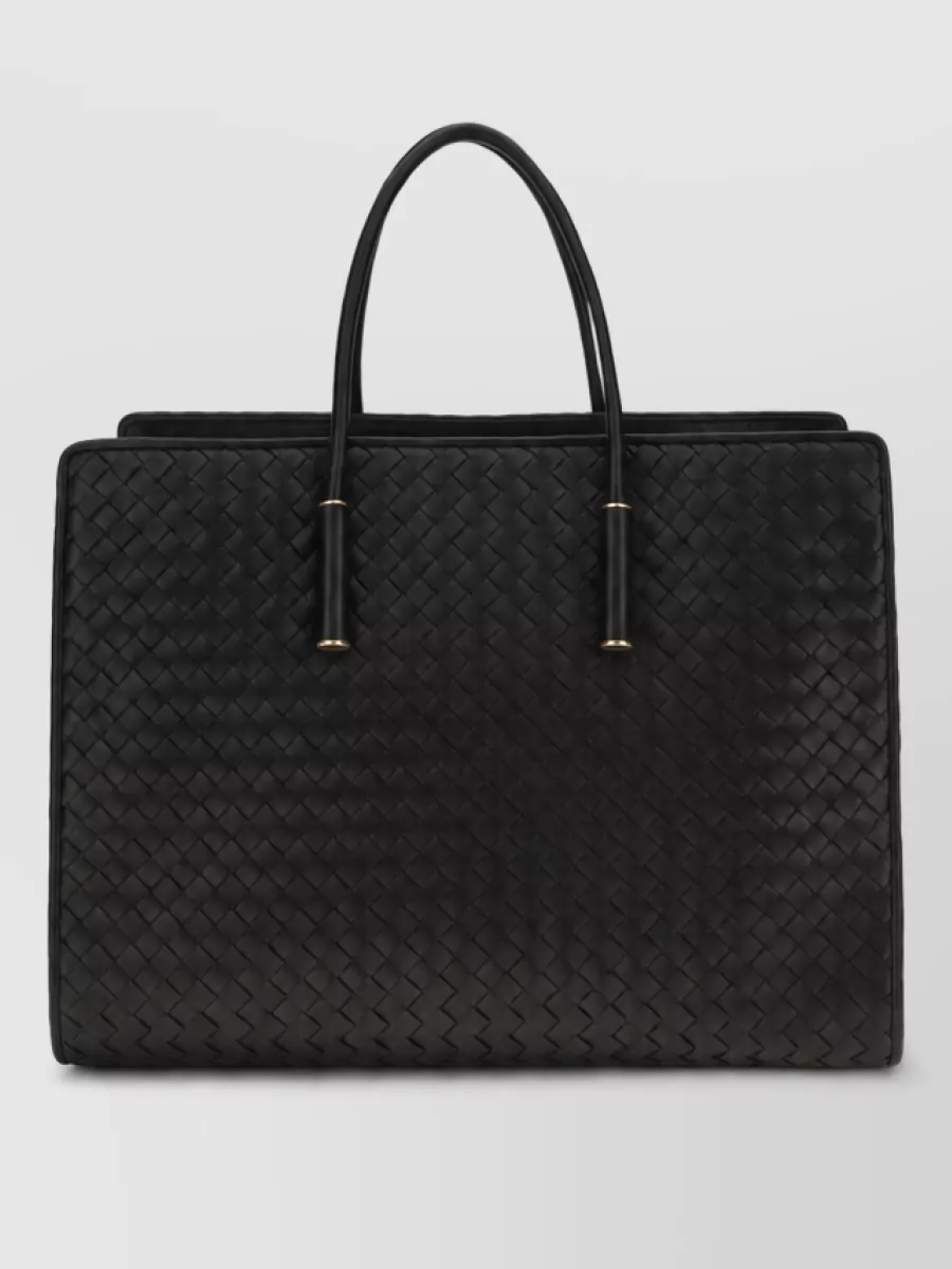 Bottega Veneta na calf leather tote bag