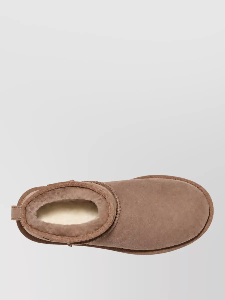 Ugg Leather Lace-Up Ballet Sneakers