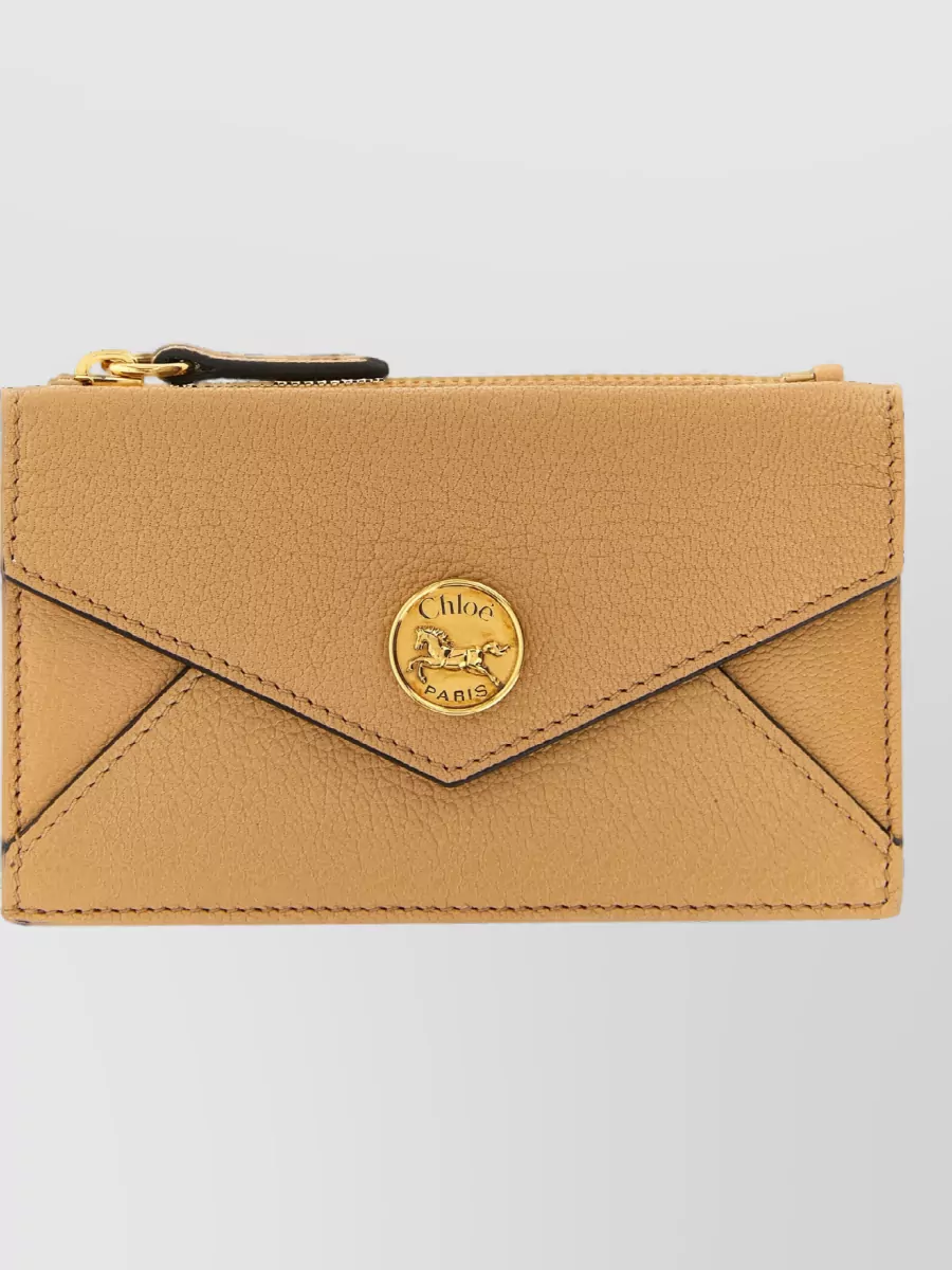 Chloé leather envelope small wallet