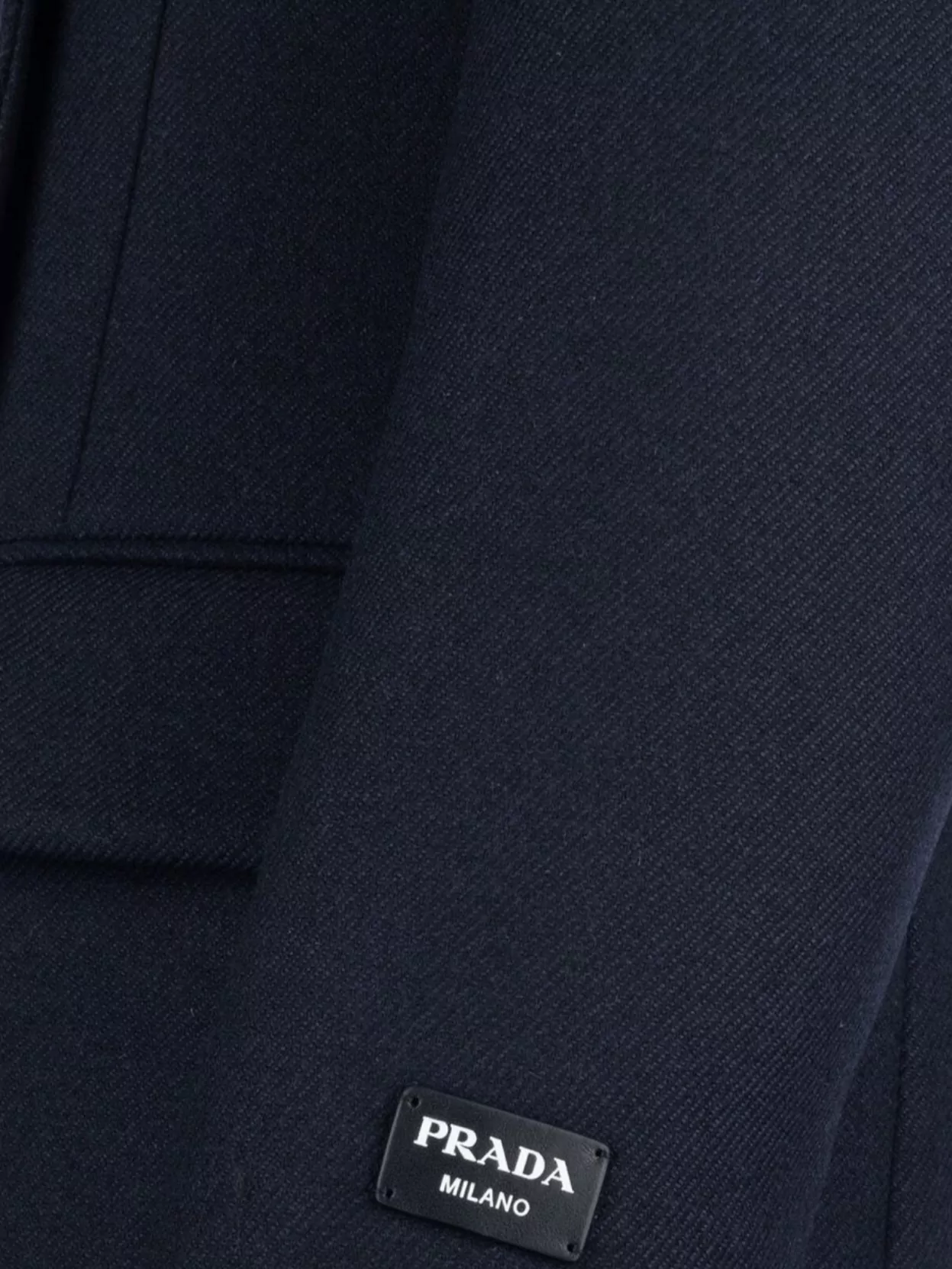 Prada Waist Belted Long Length Coat