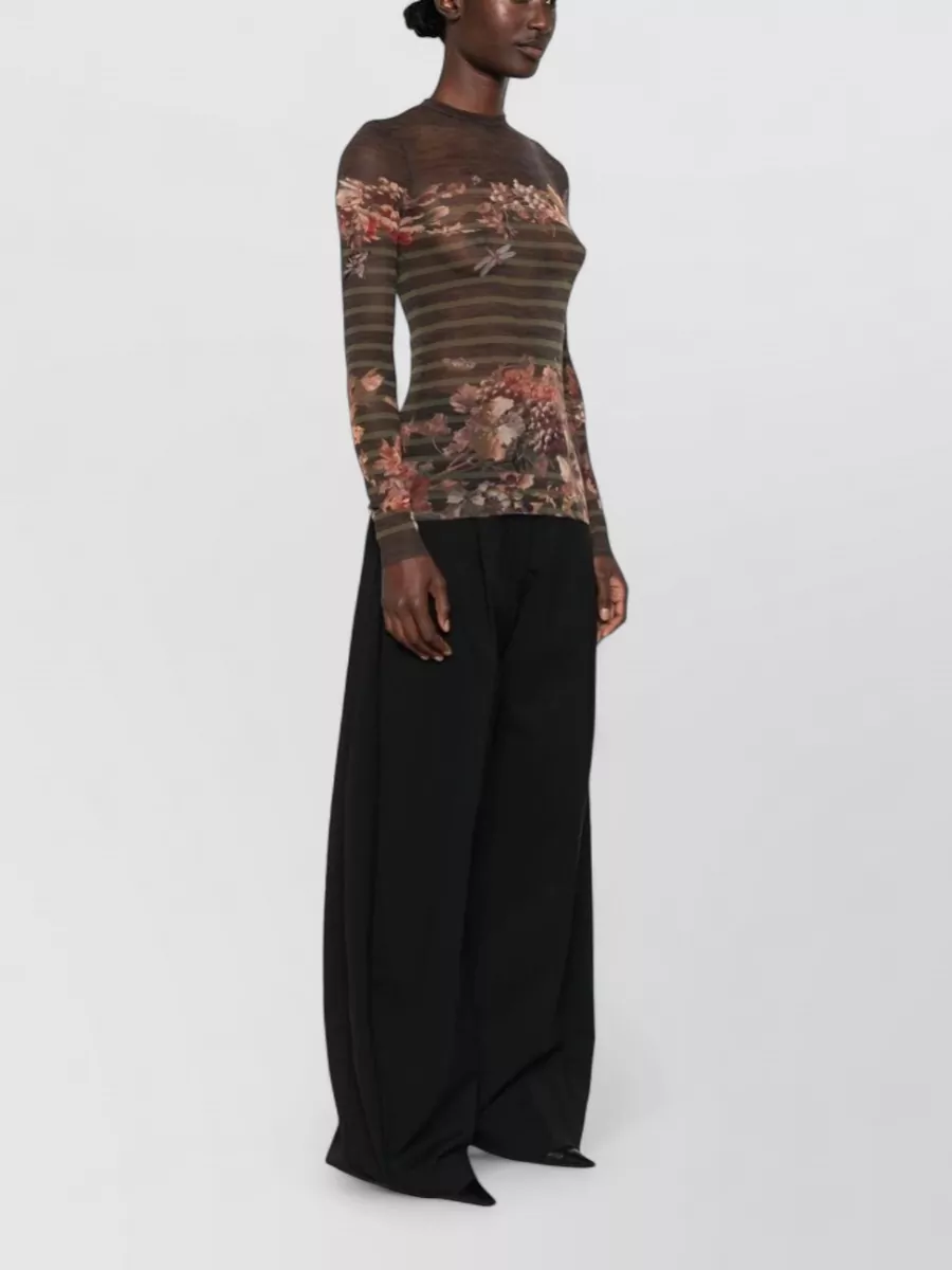 Jean Paul Gaultier Long-Sleeve Knitted Top