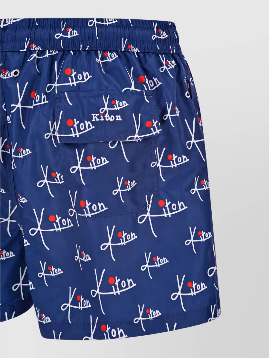 Kiton Patterned Swim Shorts
