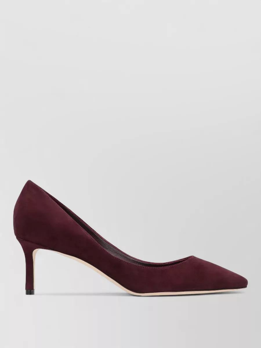 Jimmy Choo Suede Pointed Toe Stiletto Pumps