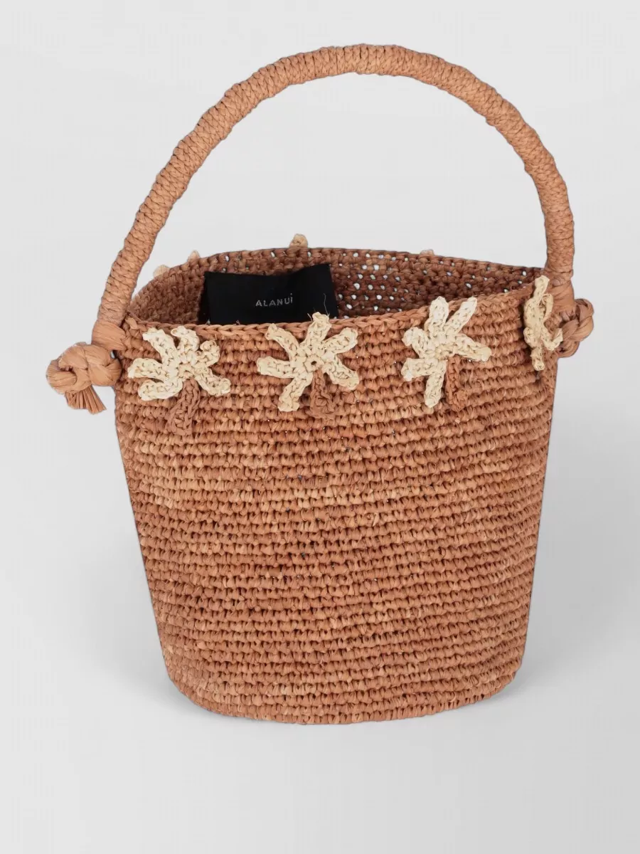 Alanui Raffia Basket Bag