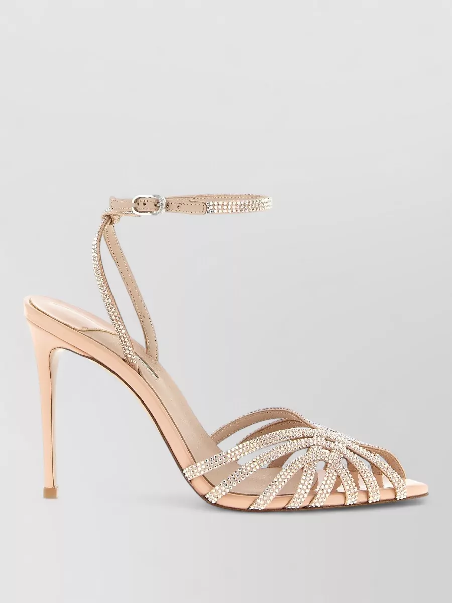 Le Silla Divina Ankle Strap Sandals Pointed Toe