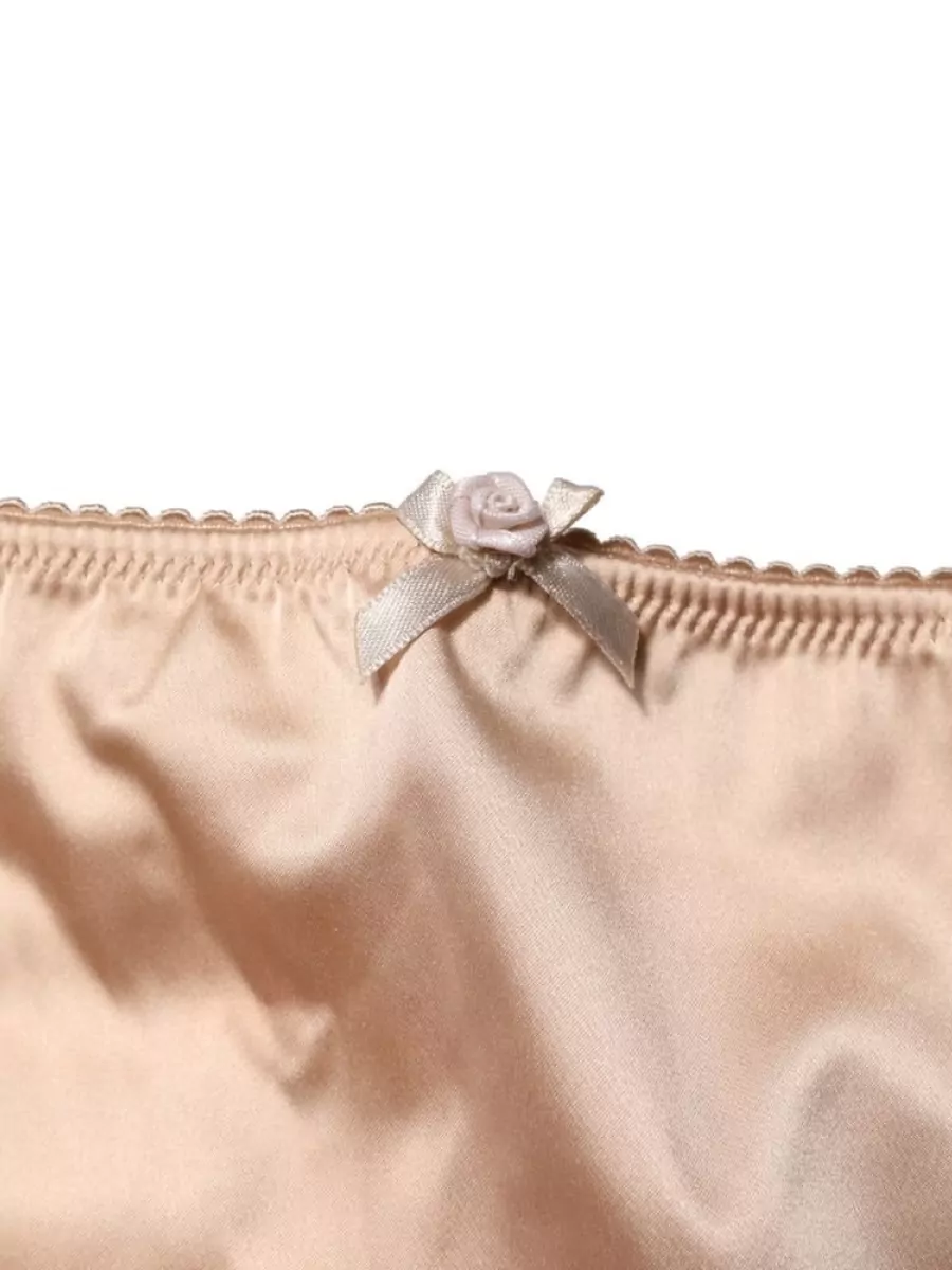 Dolce&Gabbana Silk High-Waist Briefs