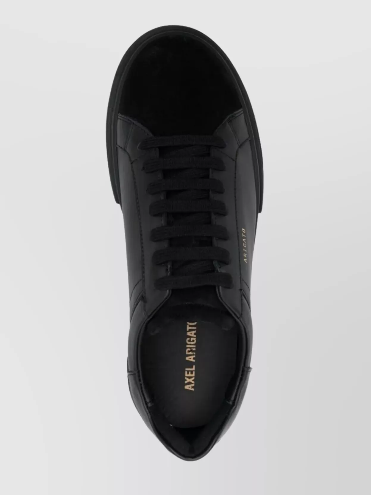 Axel Arigato Round Toe Low-Top Rubber Sole Sneakers