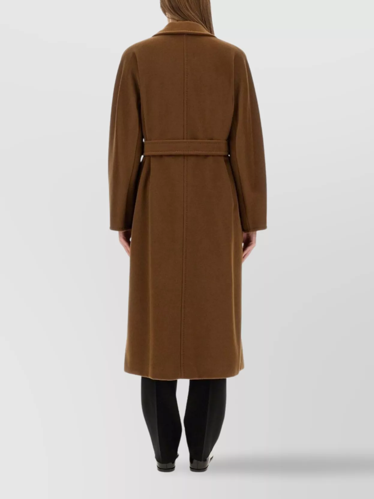 Max Mara Long Belted Double-Breasted Coat