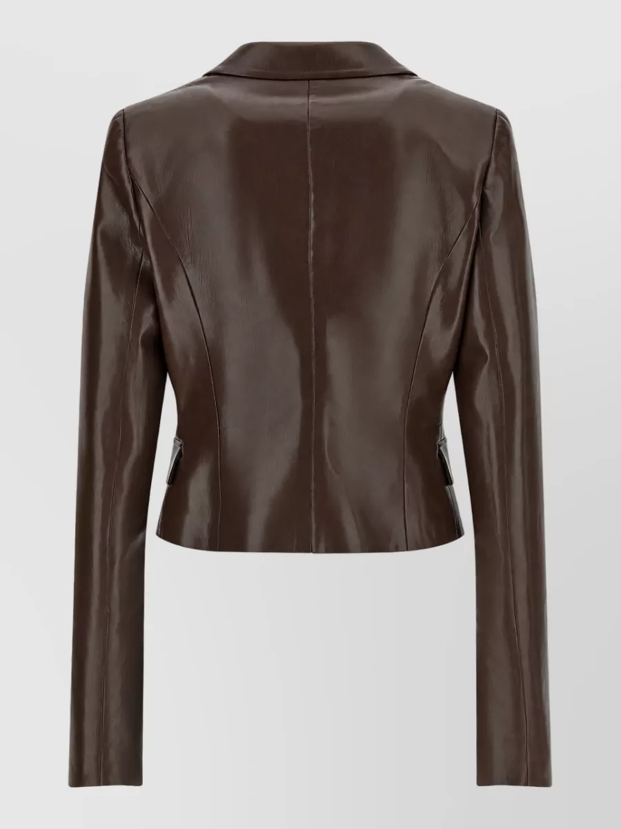 The Andamane Cropped single-breasted blazer