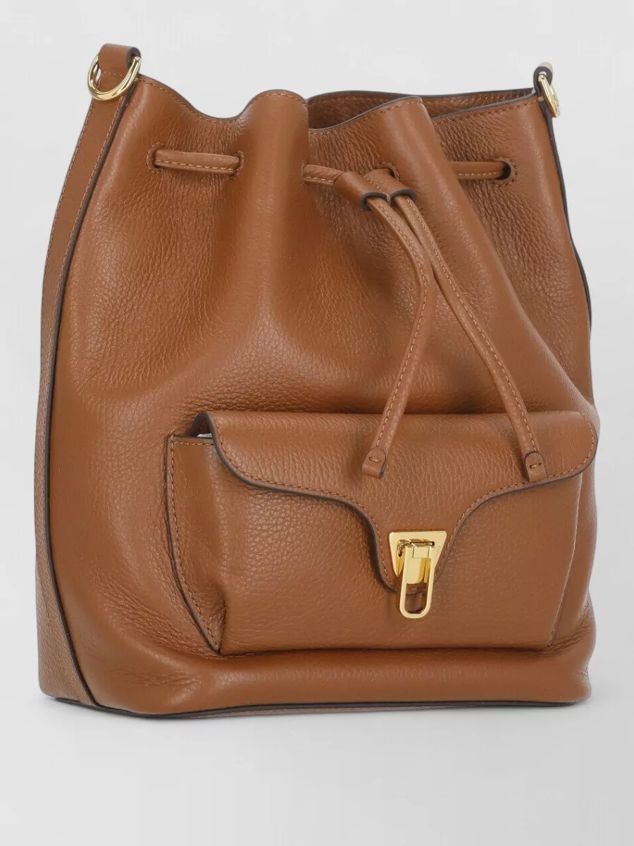 Coccinelle Leather Bucket Shoulder Bag