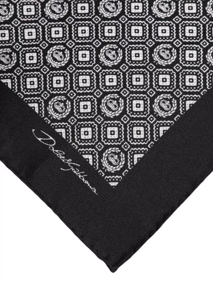 Dolce&Gabbana Silk Printed Square Scarf