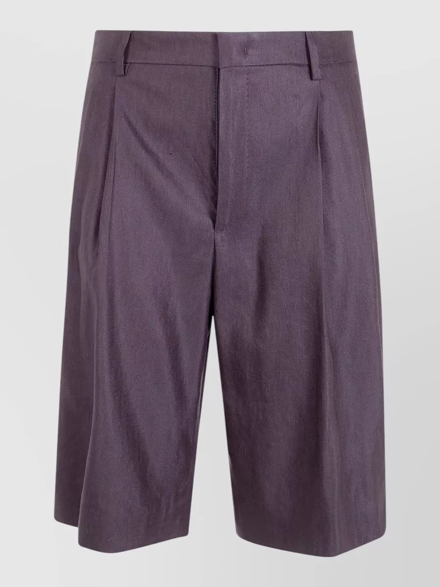Tagliatore Linen bermuda shorts