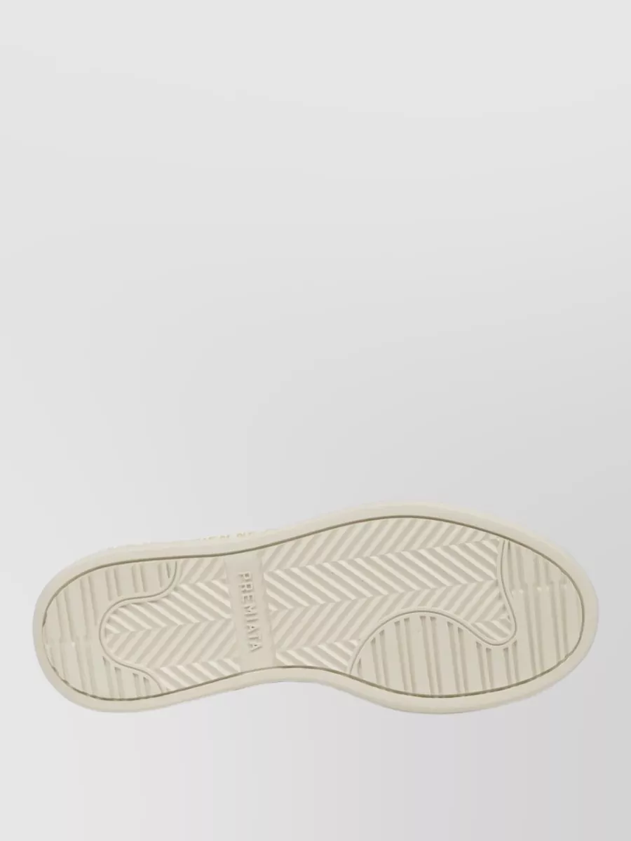 Premiata Leather Low-Top Sneakers