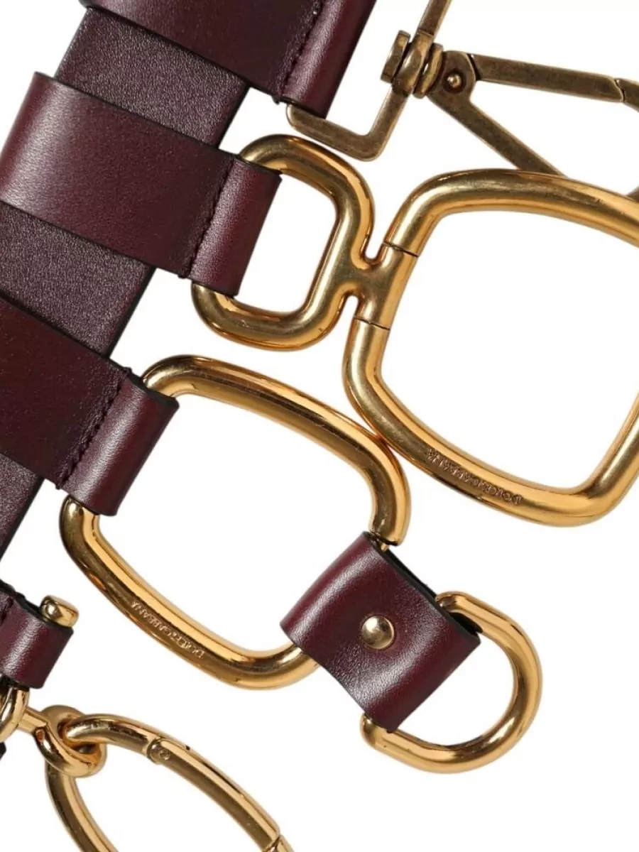 Dolce&Gabbana Leather Keyring Belt
