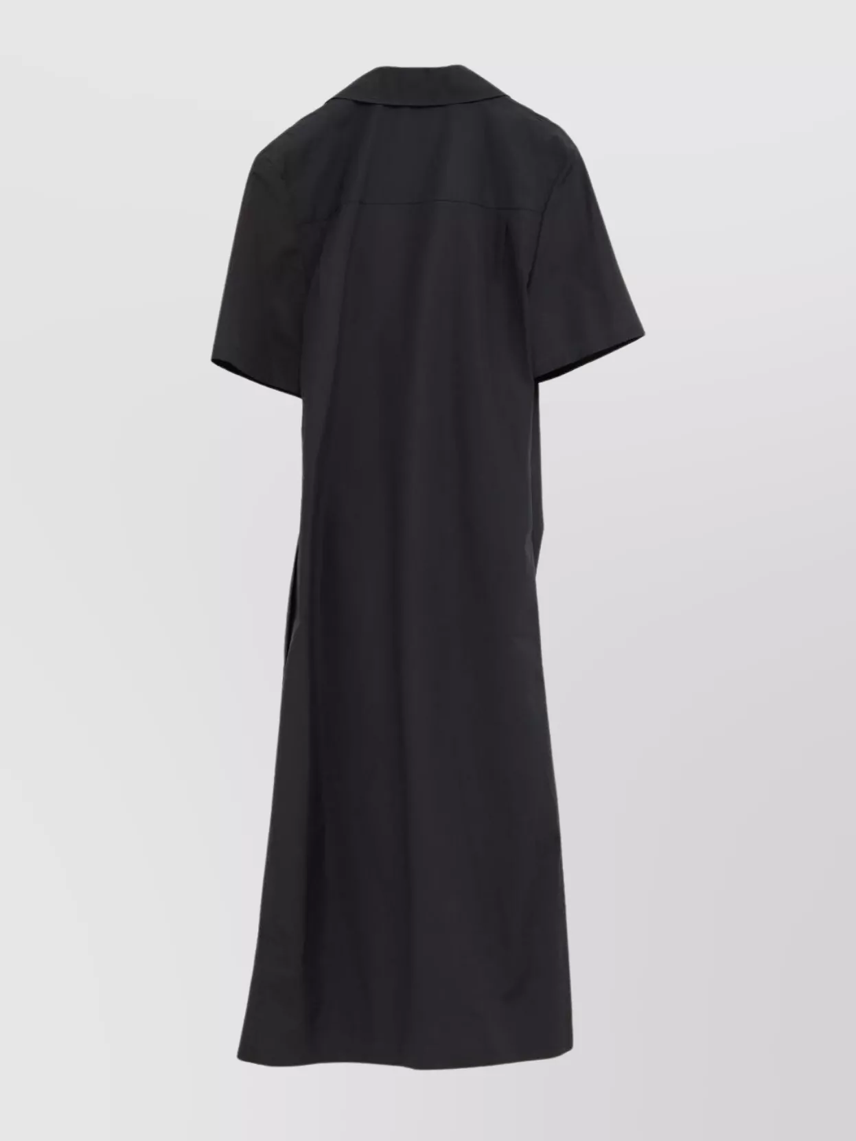 Loewe Draped Polo Collar Wrap Dress