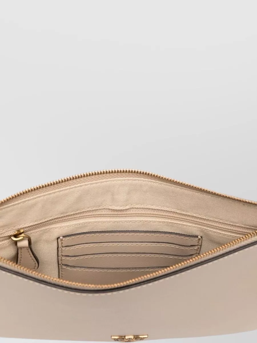 Pinko Silk Nylon Crossbody Bag Chain Strap