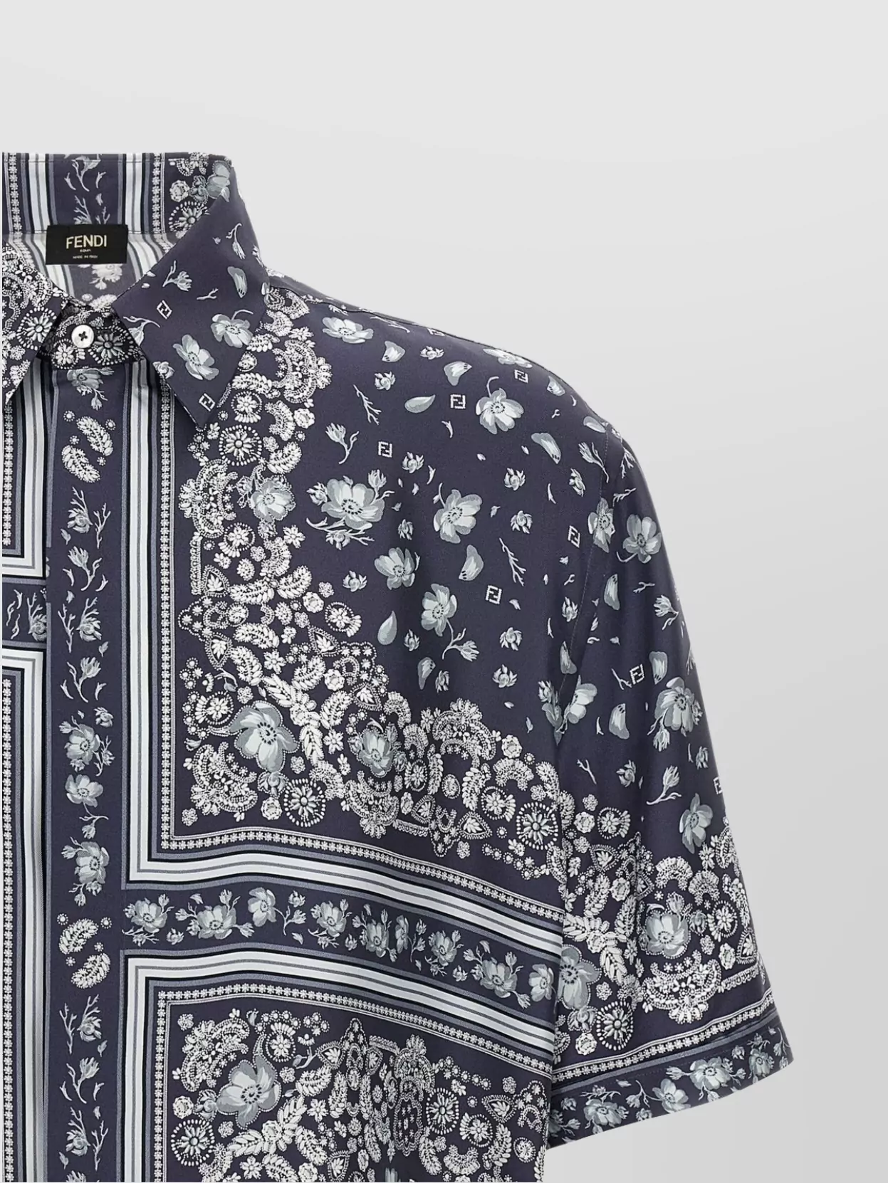 Fendi Bandana Shirt Floral Pattern