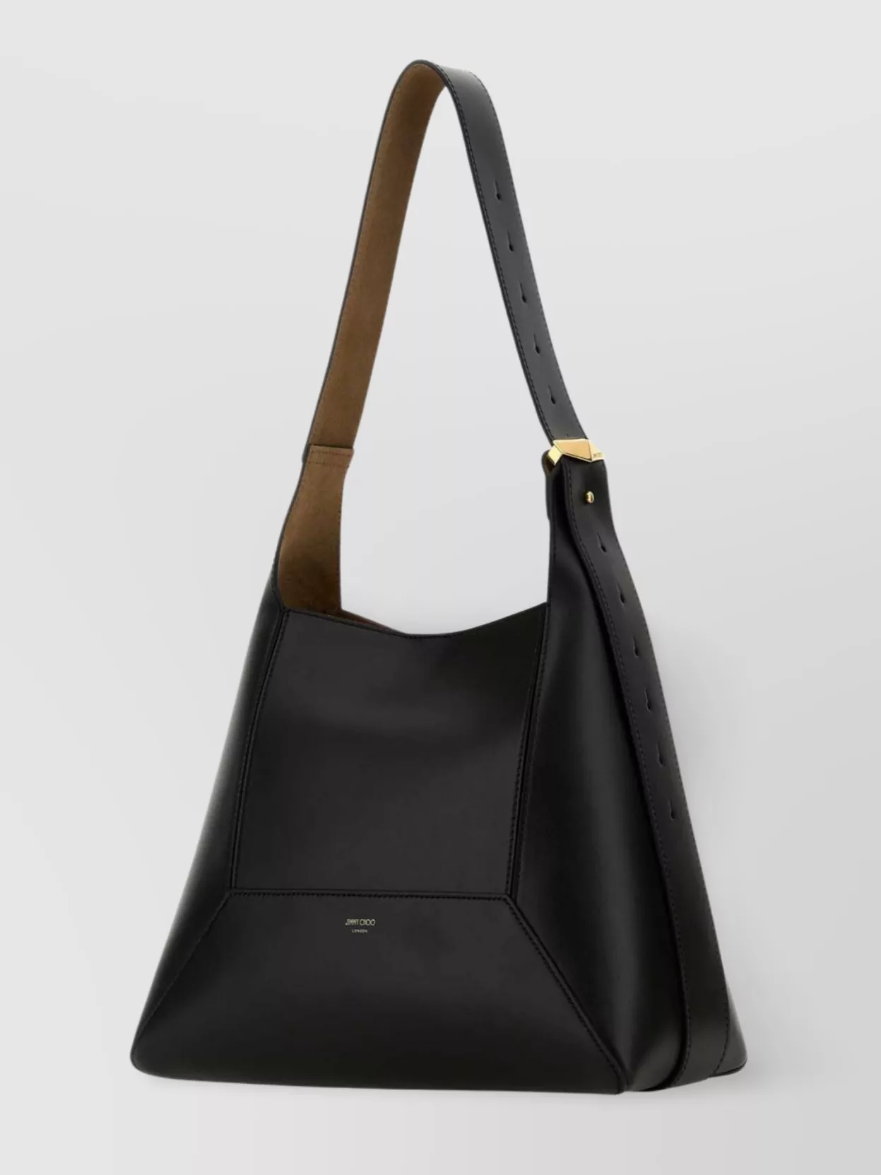 Jimmy Choo Diamond Structured Shoulder Bag With Metal Hardware