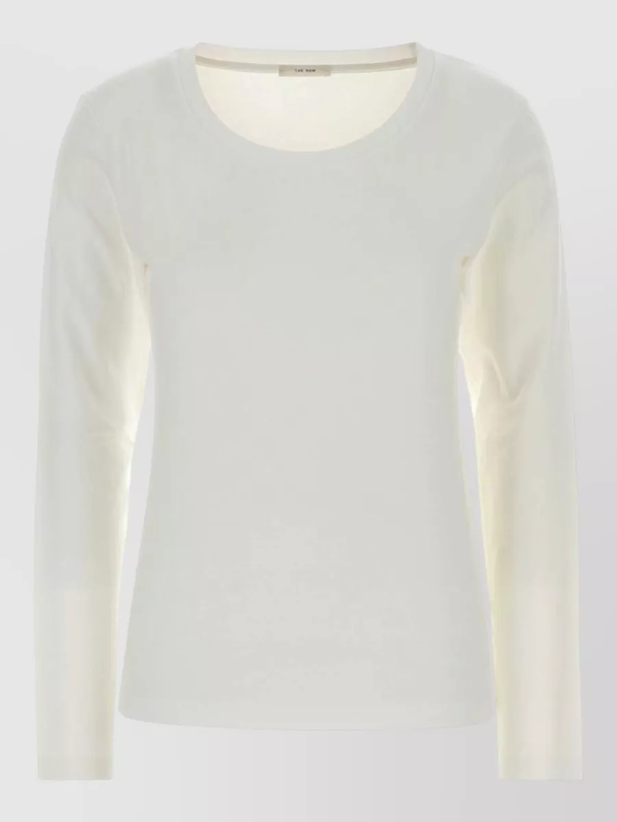 The Row Cotton relaxed-fit long-sleeve top