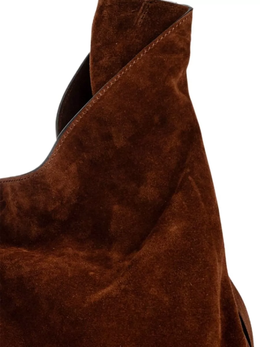 Moschino Suede Leather Shoulder Bag