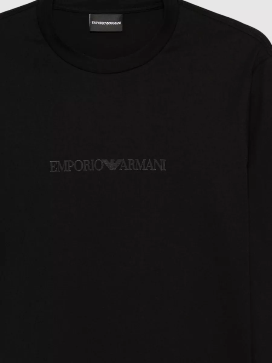 Emporio Armani Cotton Long-Sleeve T-Shirt