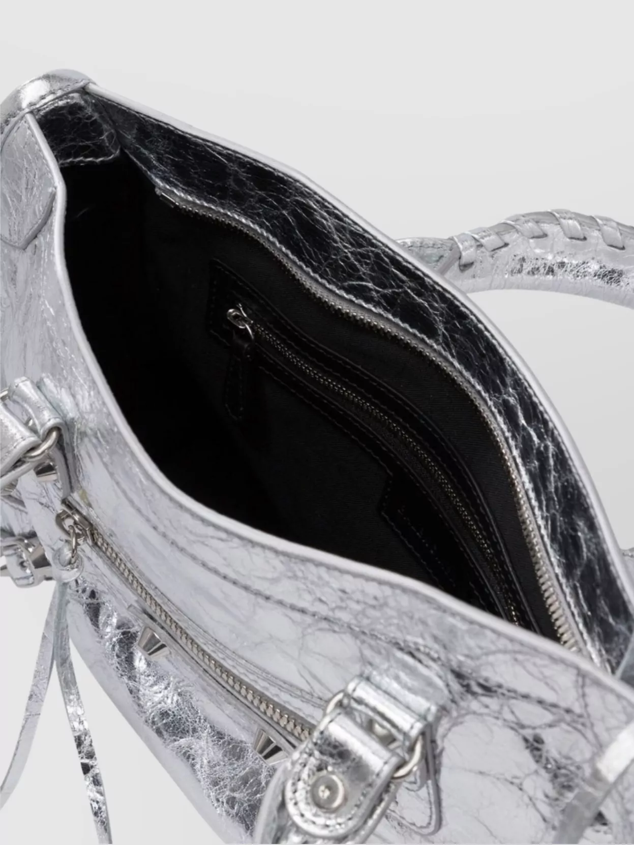 Balenciaga Shoulder Bags With Detachable Strap And Studded Embellishments