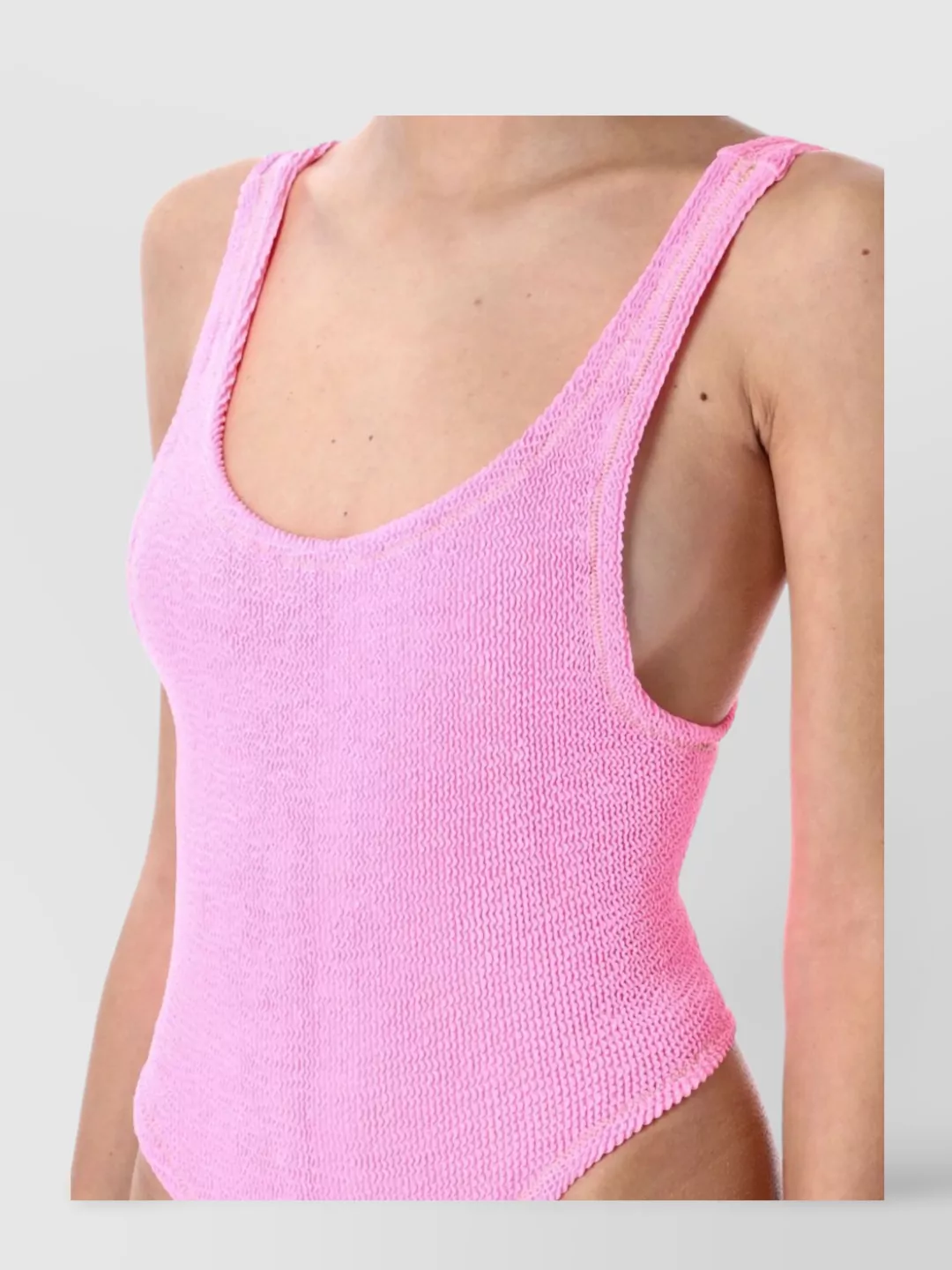 REINA OLGA RUBY SCOOP NECK SWIMSUIT