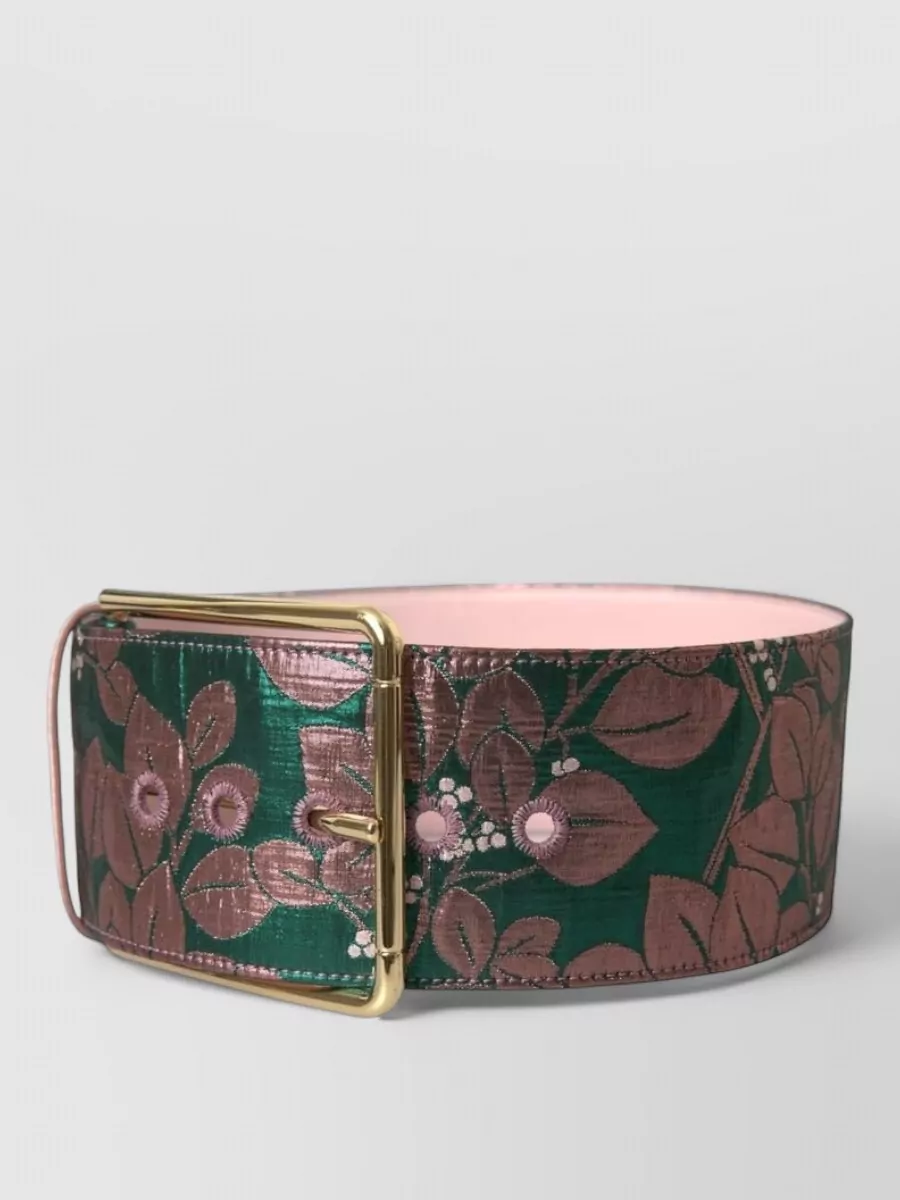Dolce&Gabbana Floral Jacquard Belt