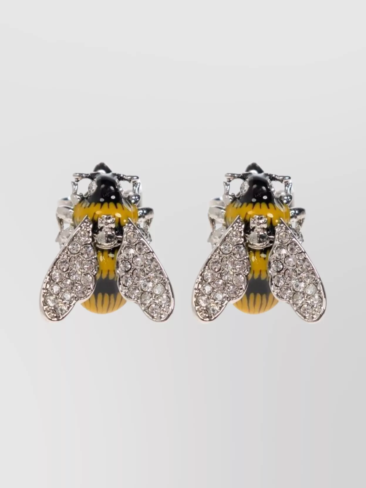 Vivienne Westwood Bee Crystal Stud Earrings Pair