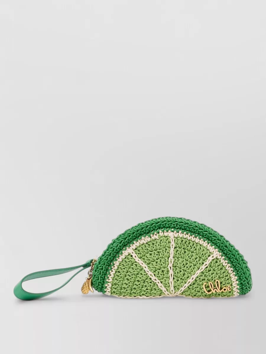 Chloé Tropicus Waxed Rope Mini Clutch Bag