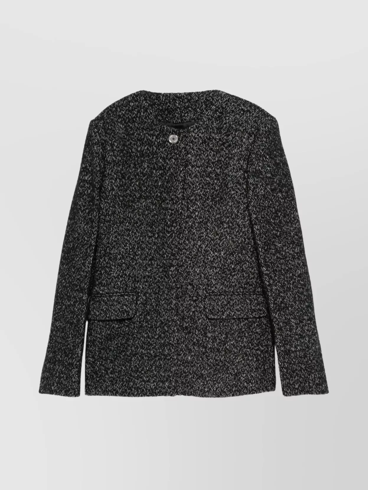 Totême Structured Wool Blazer Featuring Welt Pockets In Black