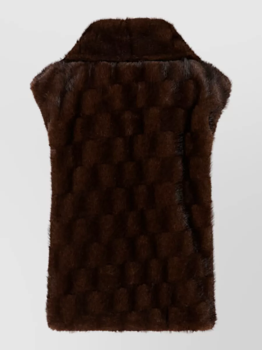 Pinko Faux Fur Zip Jacket