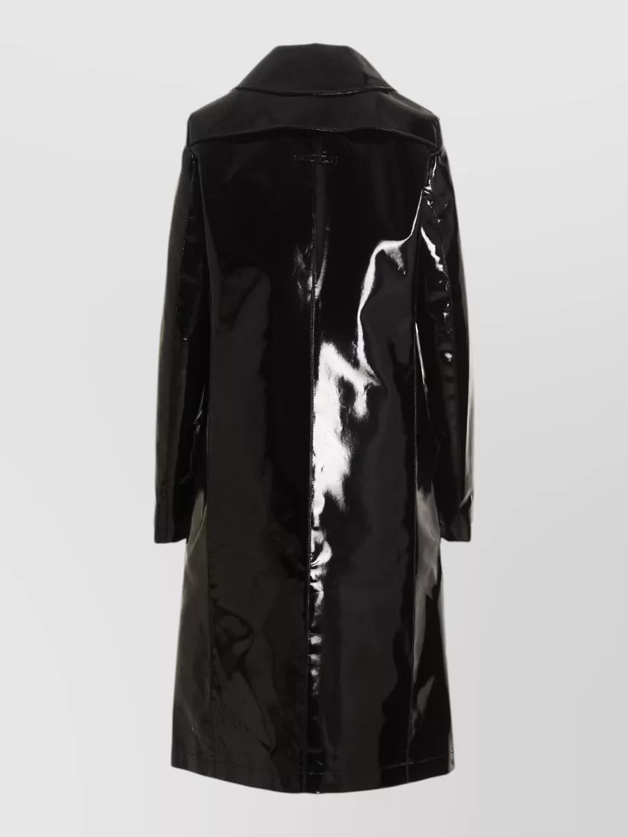 Raf Simons Vinyl Single-Breasted Trench Coat
