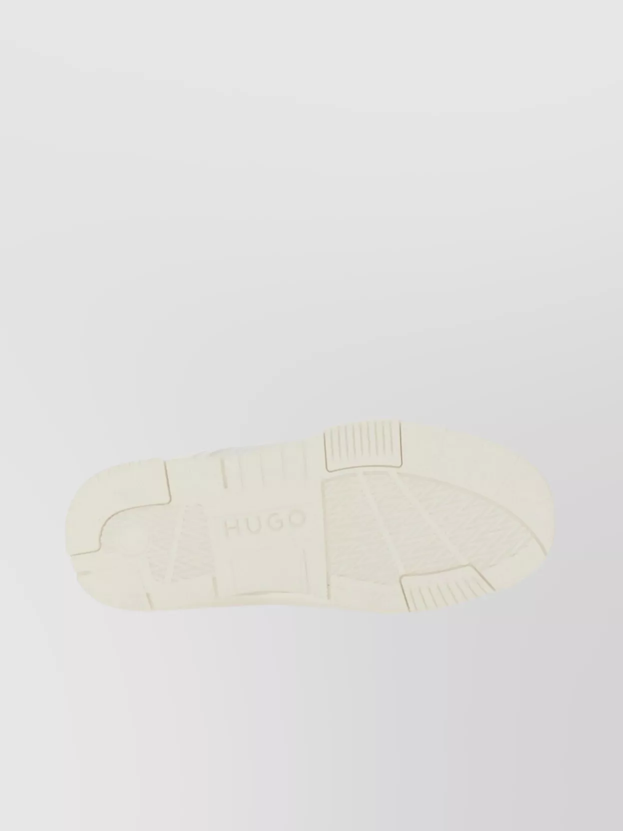 Hugo Round Toe Perforated Sneakers Rubber Sole