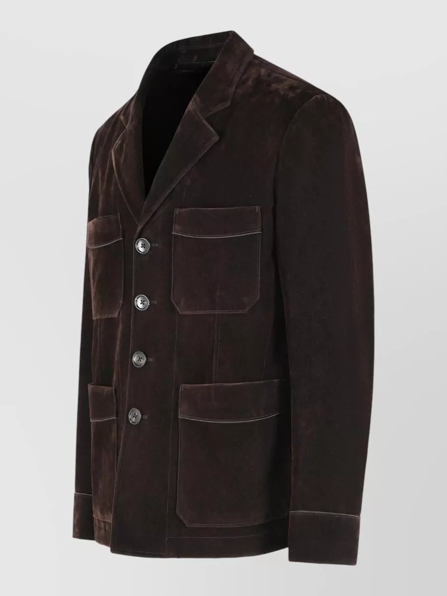 Tom Ford Cotton-Blend Single-Breasted Blazer