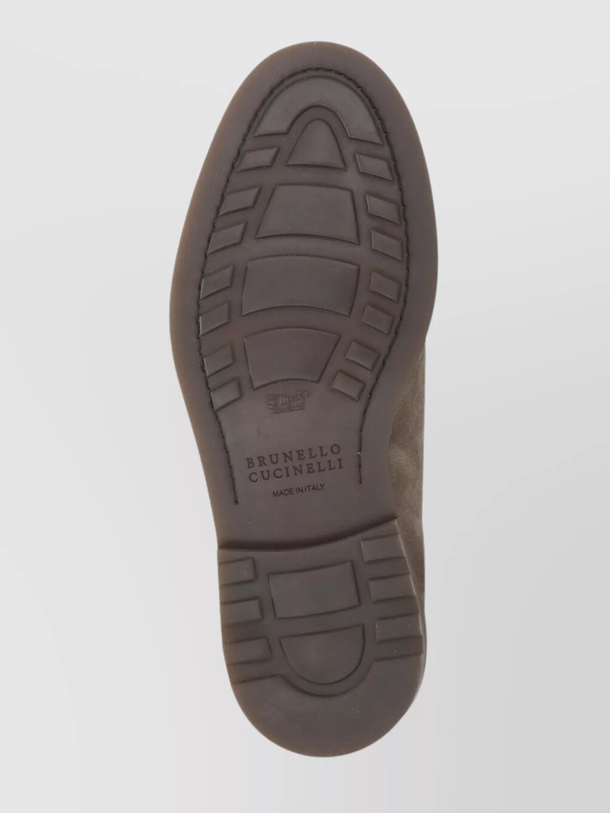 Brunello Cucinelli Suede Lace-up Brogues Stacked Heel In Neutral