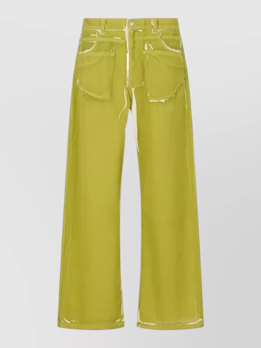 Marni Printed Wide-Leg Trousers