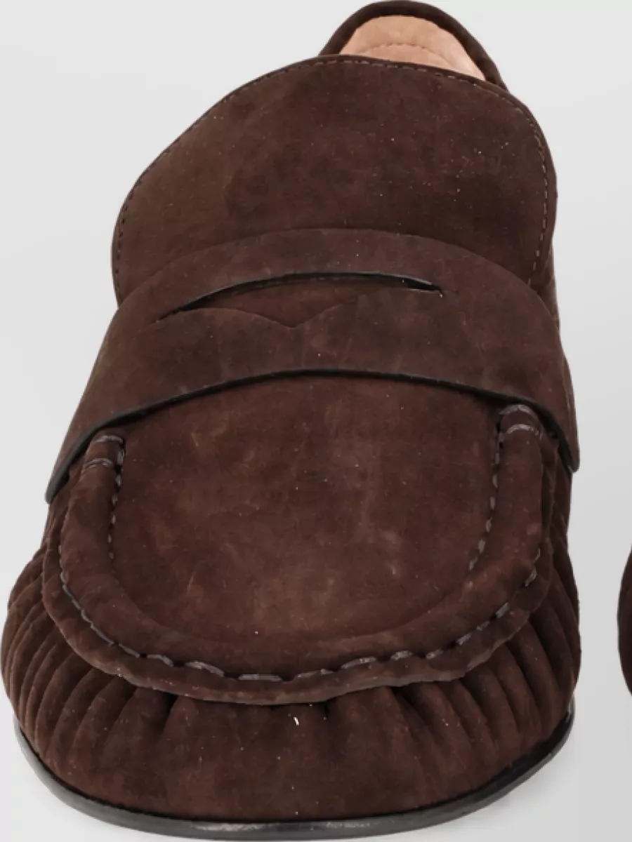 Stuart Weitzman suede leather slippers