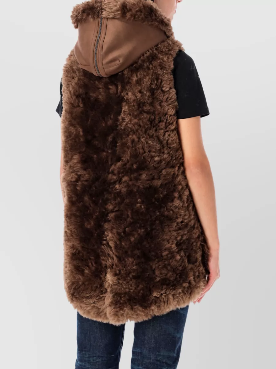 Urbancode Faux Fur Hooded Vest