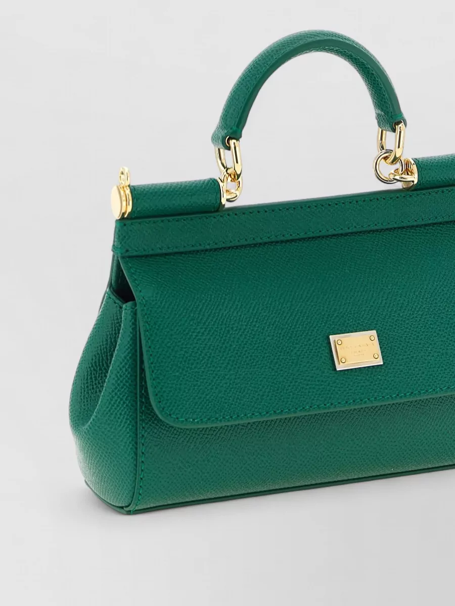 Dolce&Gabbana Sicily Small Leather Shoulder Bag